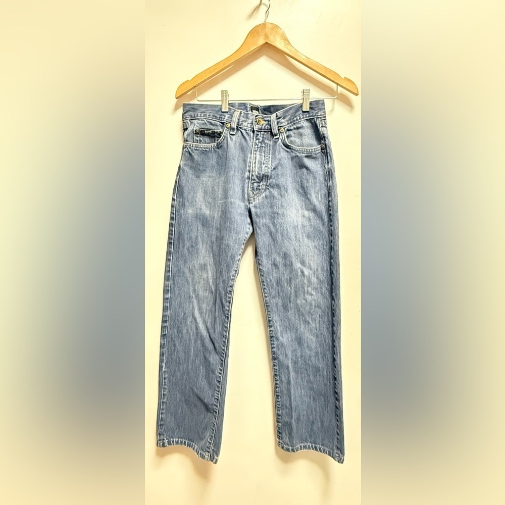 Hugo Boss Light Blue Straight Jeans Size 31 X 32